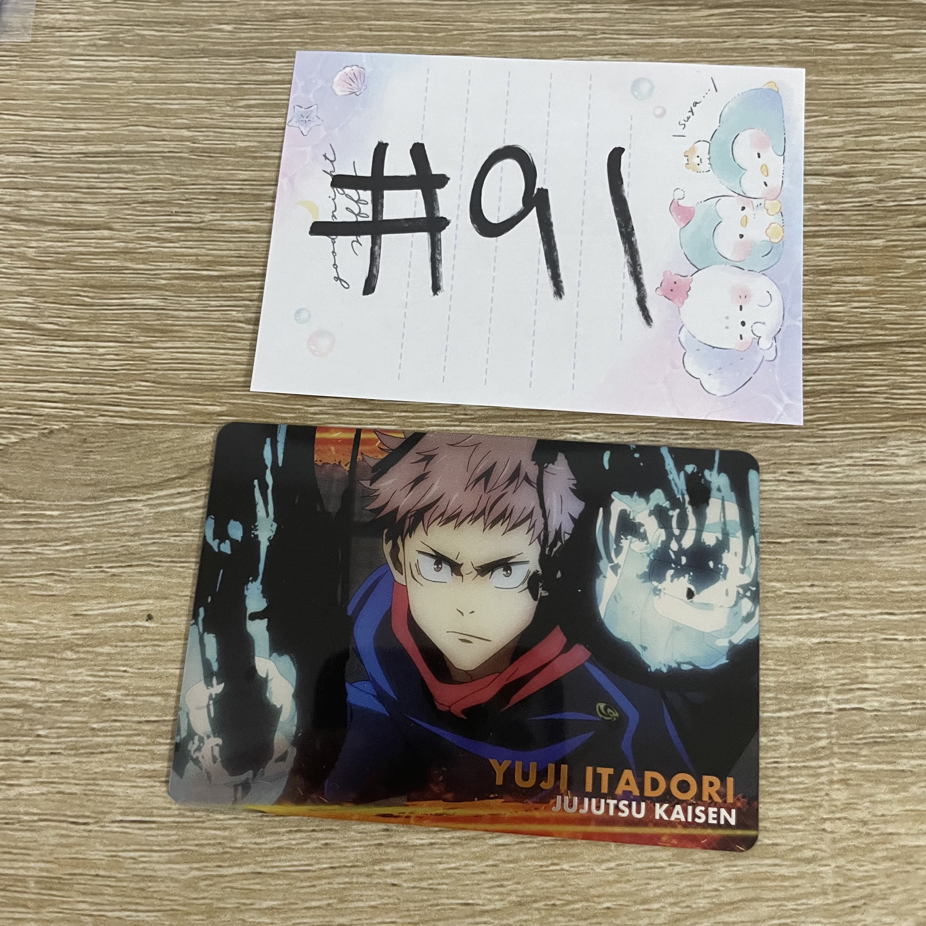 咒術迴戰 虎杖 小卡#91