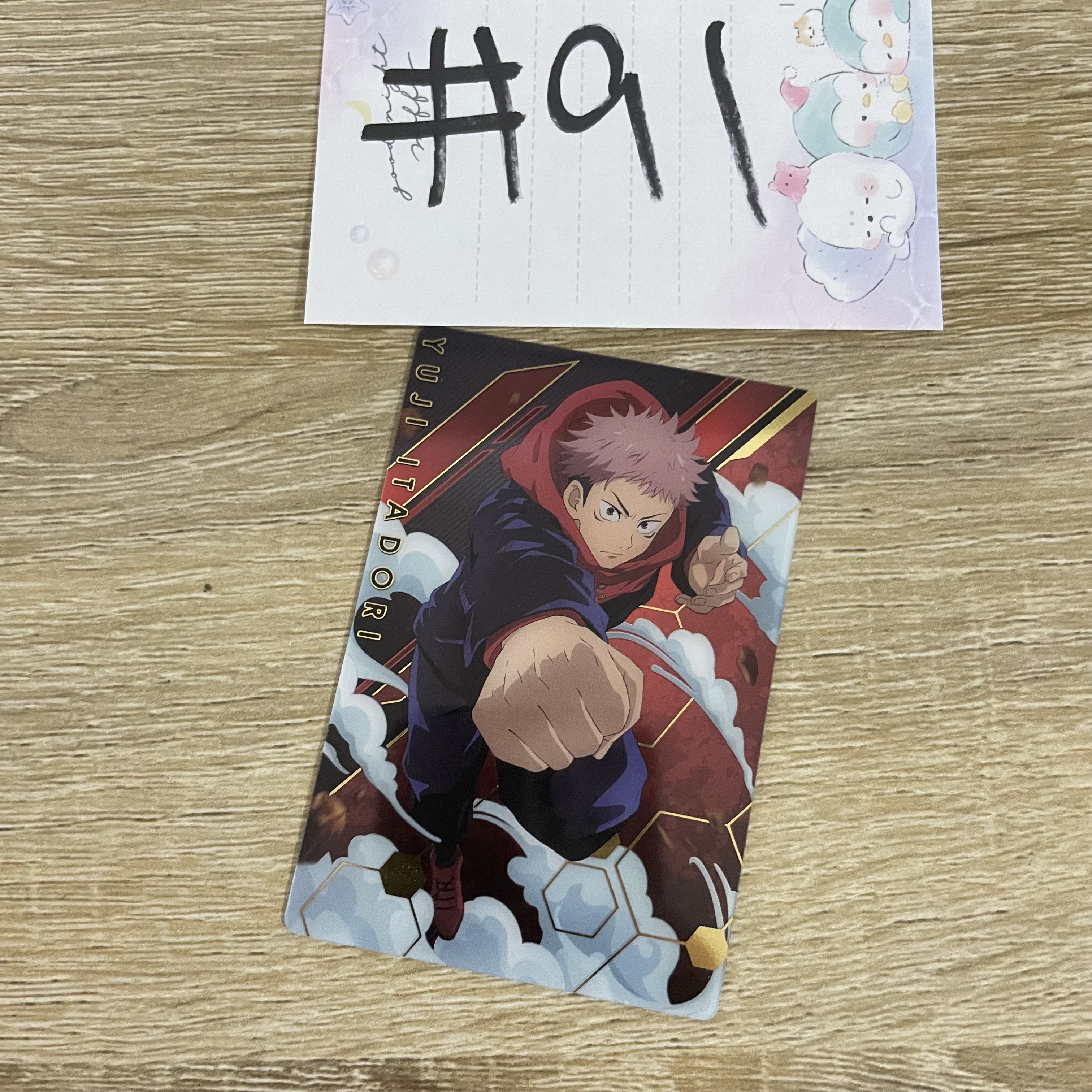 咒術迴戰 虎杖 小卡#91