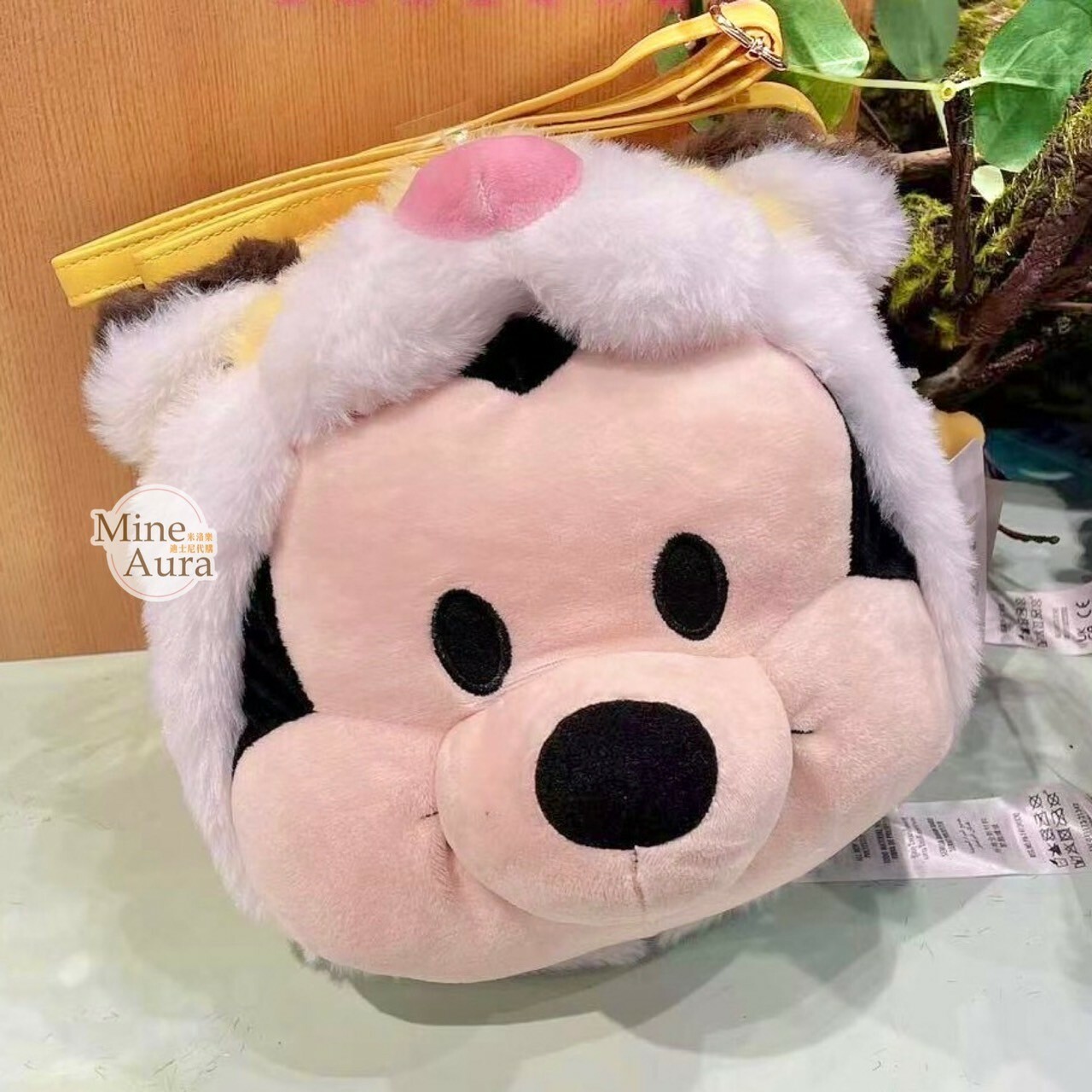 (限時特價) 米奇 Mickey 老虎造型 大頭 斜背小包 -上海迪士尼樂園