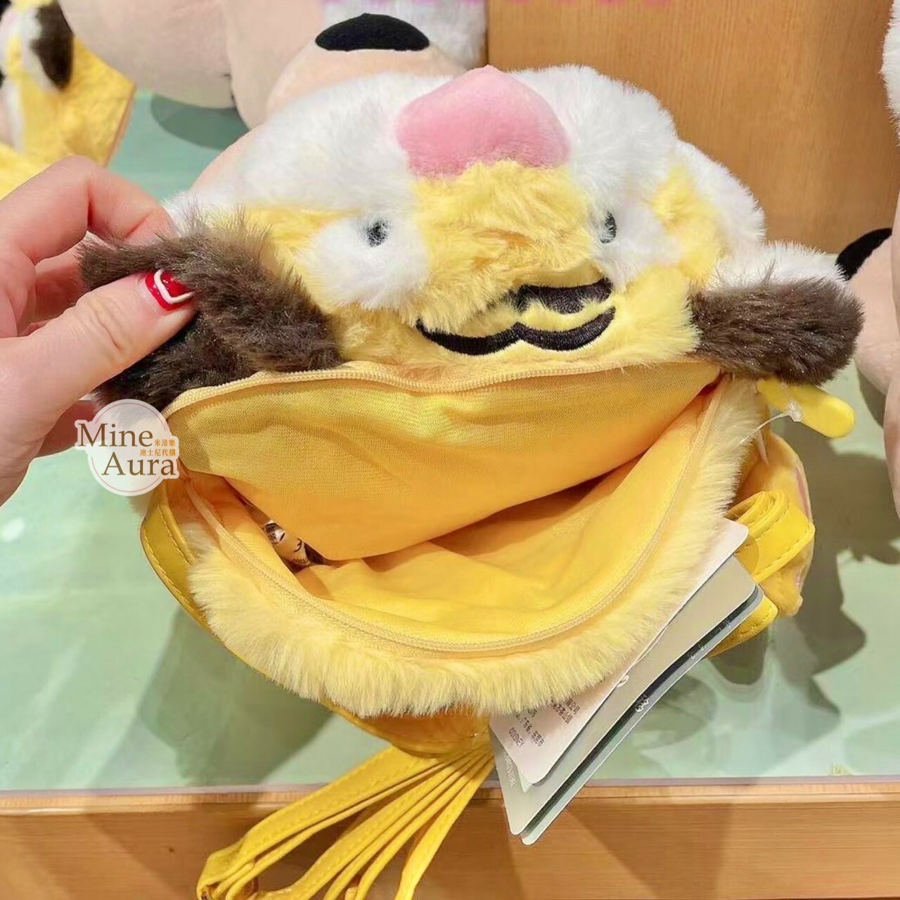 (限時特價) 米奇 Mickey 老虎造型 大頭 斜背小包 -上海迪士尼樂園