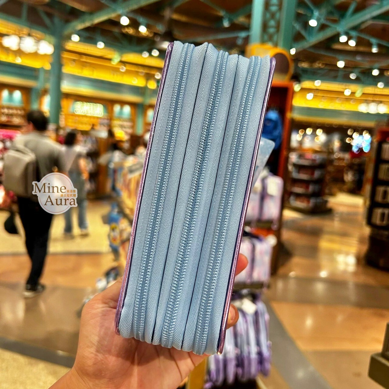 艾莎 Elsa 安娜Anna 圖案 長方形 文具包 文具組 冰雪奇緣 Frozen -上海迪士尼樂園