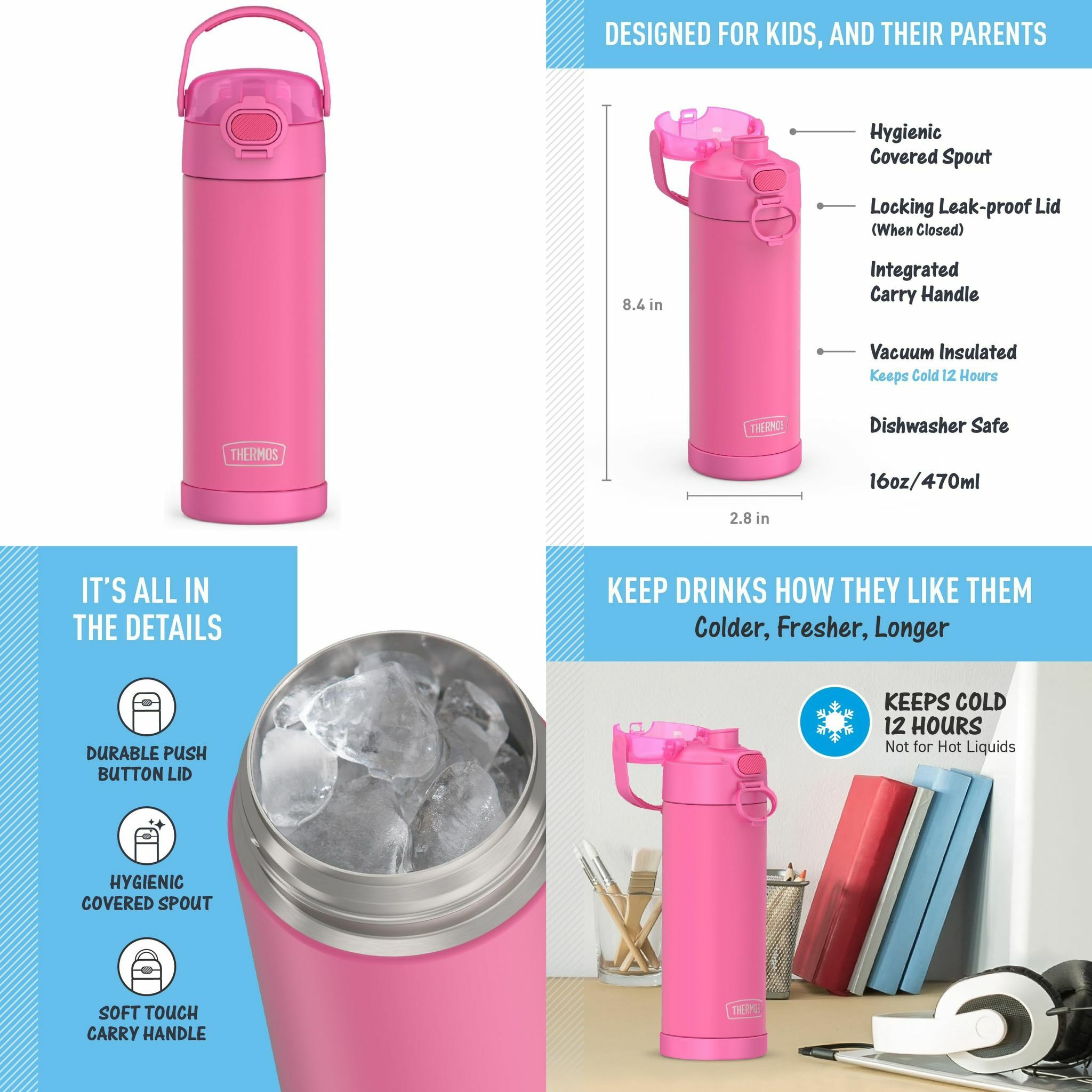 【預購】THERMOS F080501 470ML 保冷暖杯