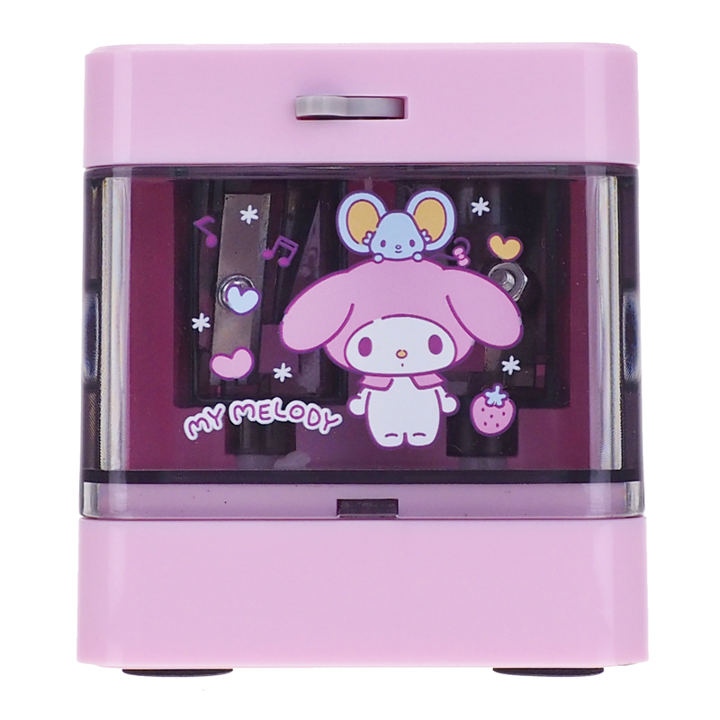 My Melody 電動雙孔筆刨機 9-8351-1