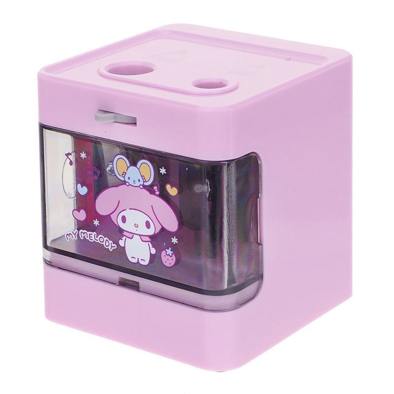 My Melody 電動雙孔筆刨機 9-8351-1