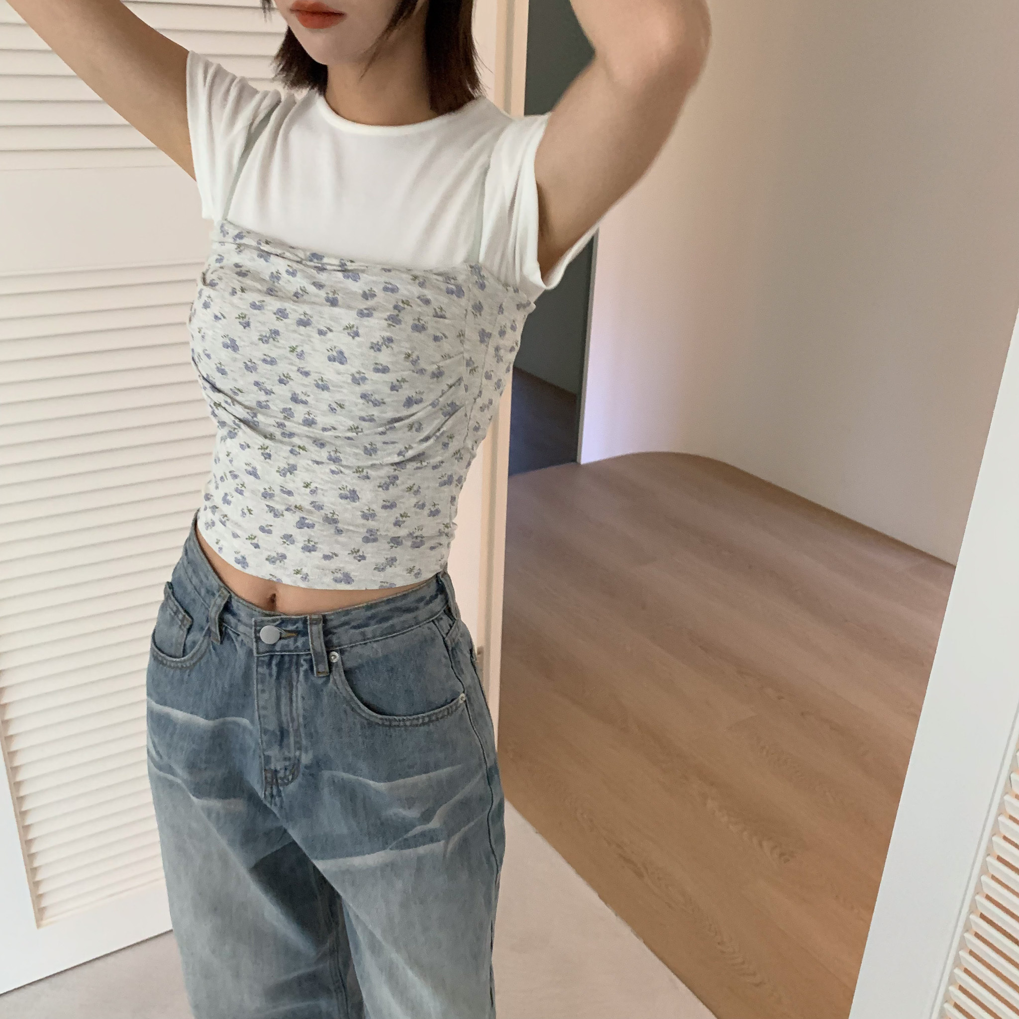 ISA_彈性+++!合身短TEE_41027