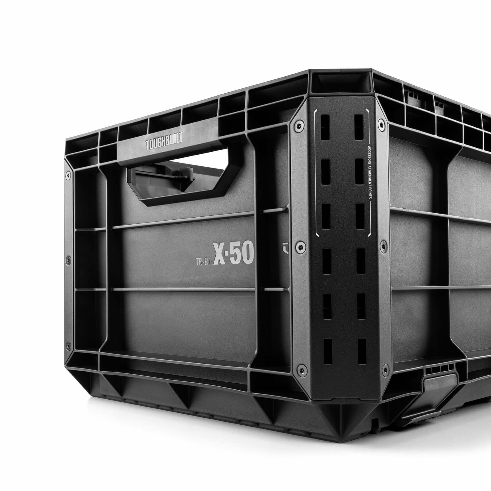 ＊中崙五金【附發票】美國托比爾 TOUGHBUILT 堆疊式牛奶箱 TB-B1-X-50 菜籃 工具箱 收納箱