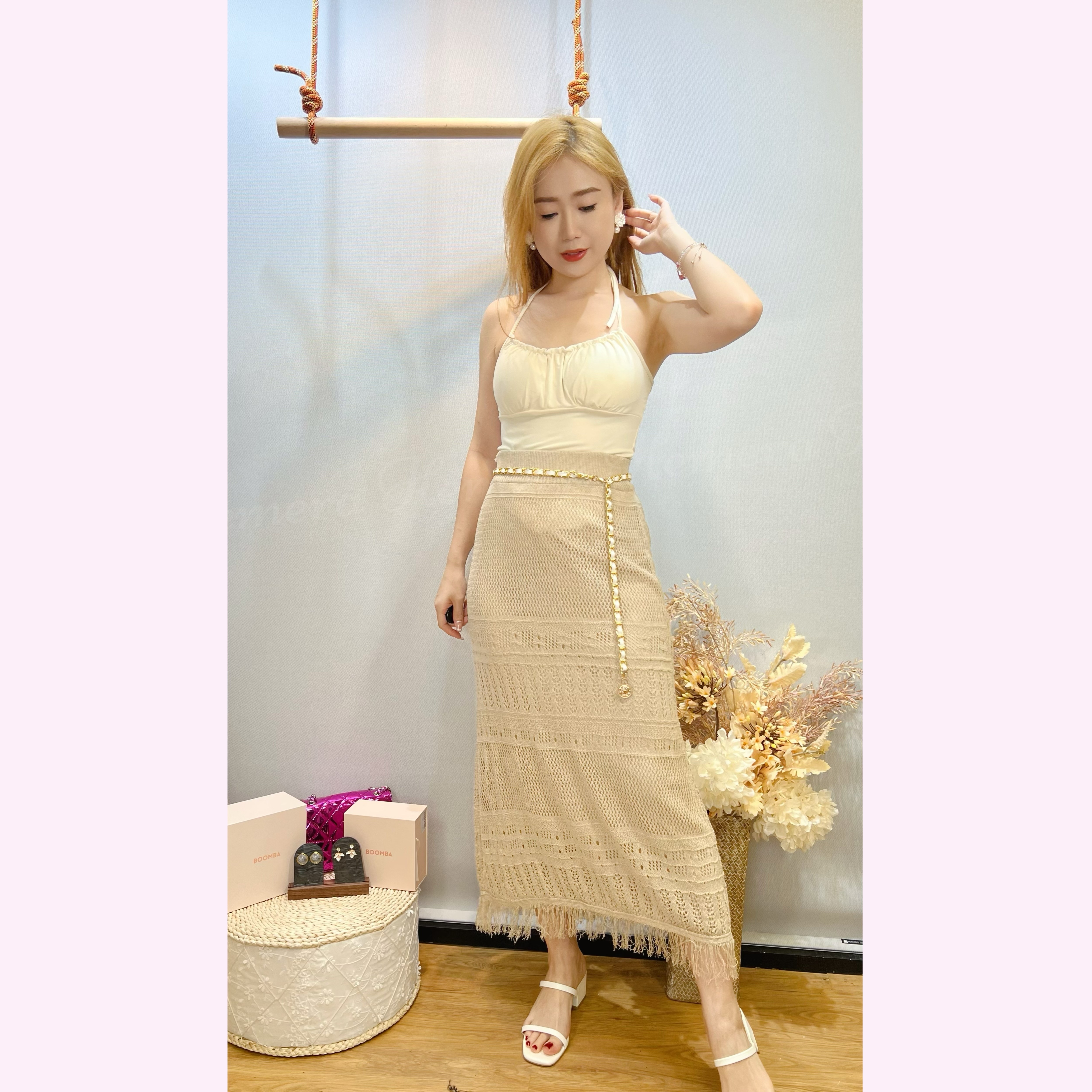 TP24S0802 波霸掛頸甜美上身