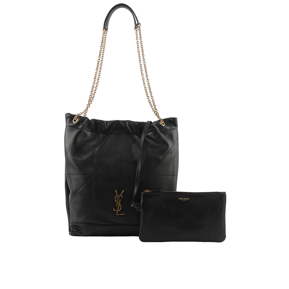 【YSL/Saint Laurent Paris】Jamie 4.3 菱格紋小羊皮附小袋肩背包