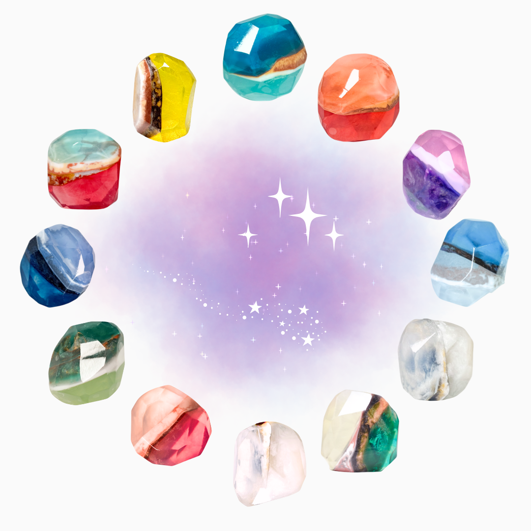 【青手作DIY】誕生石寶石皂