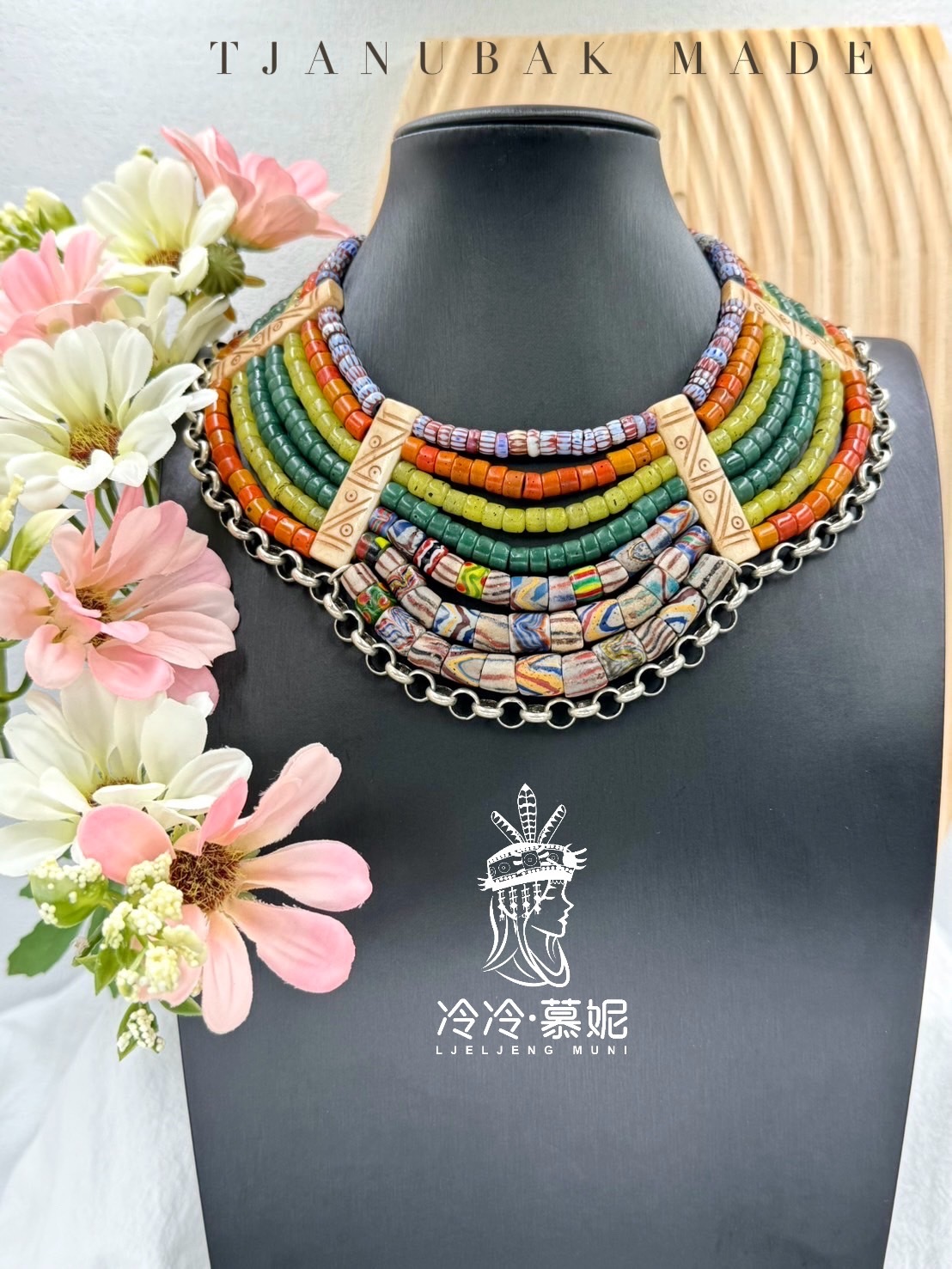 W-No.24貿易老七排複串短鍊44cm