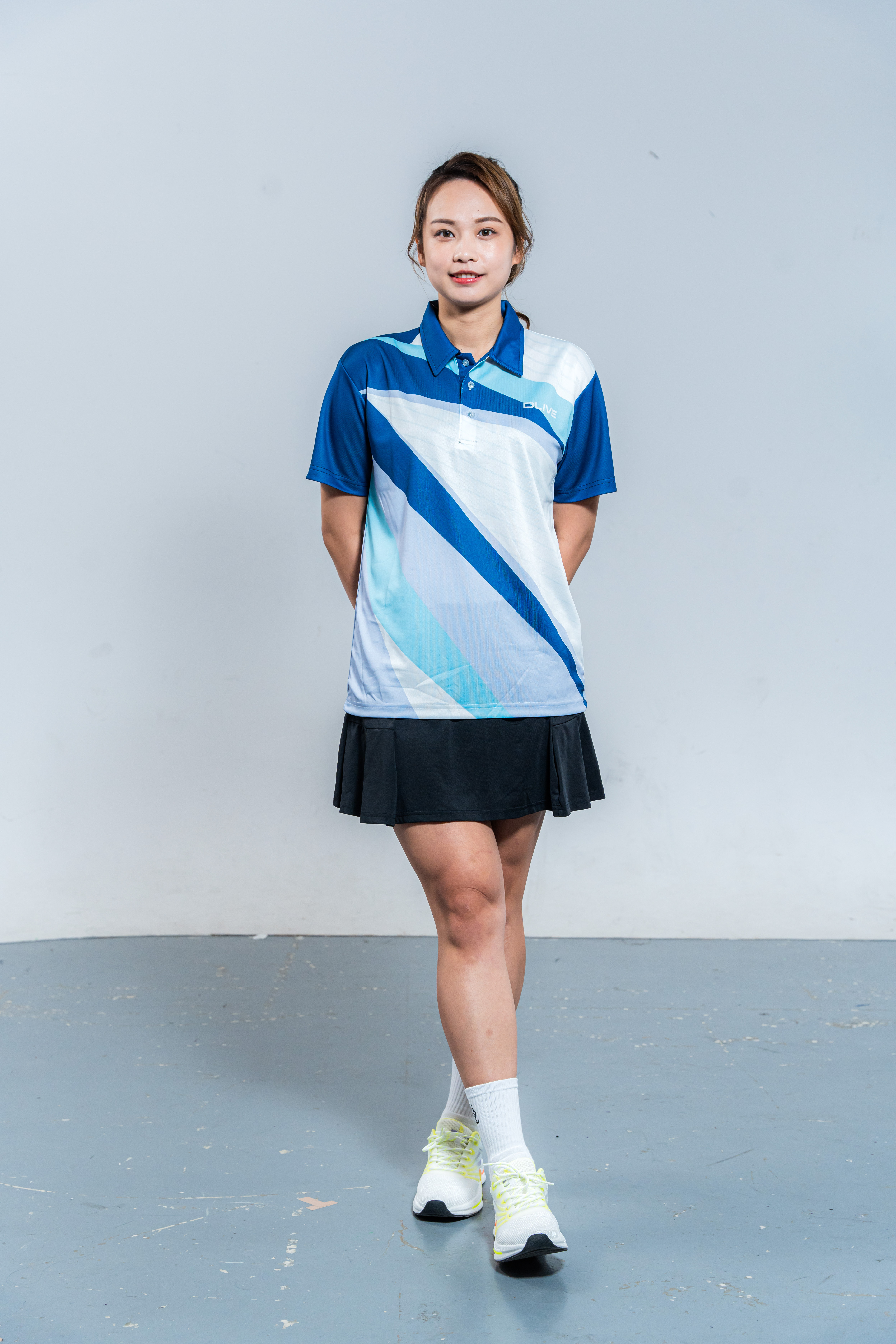 昇華羽球POLO - 折射線