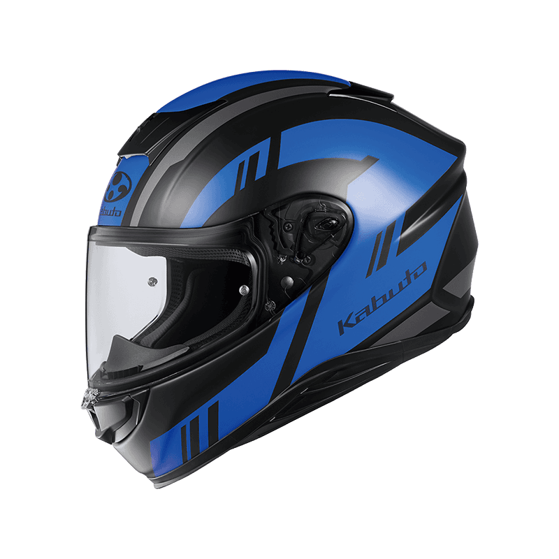 KABUTO AeroBlade-6 DYNA 消光黑藍 彩繪 空氣刀6 輕量帽款