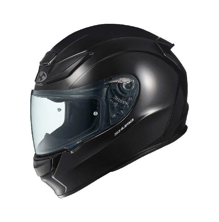 KABUTO SHUMA 亮光黑 素色 全罩式