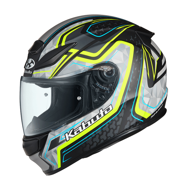 KABUTO SHUMA FROZE 消光黑黃 彩繪 全罩式