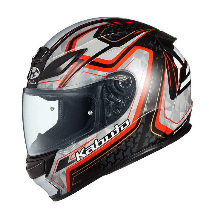 KABUTO SHUMA FROZE 亮黑紅 彩繪 全罩式