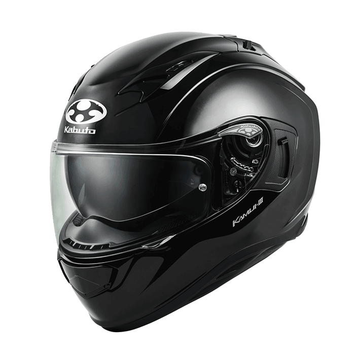 KABUTO KAMUI III 亮光黑 素色 全罩式 內墨片