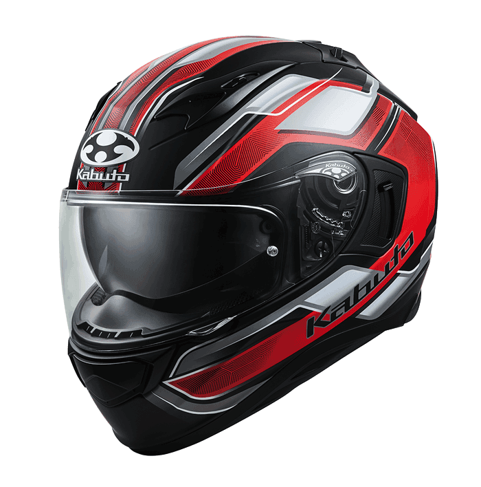 KABUTO KAMUI III ACCEL 消光黑紅  彩繪 全罩式 內墨片