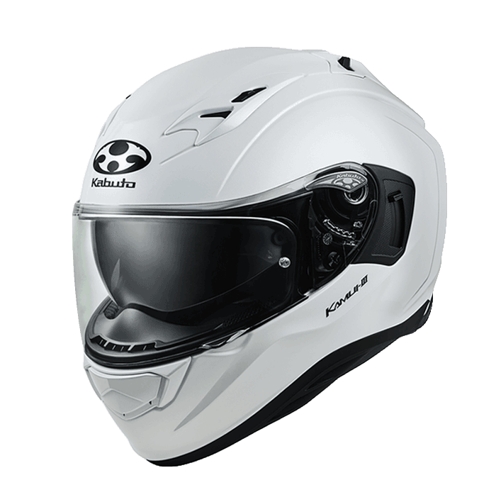 KABUTO KAMUI III 珍珠白 素色 全罩式 內墨片
