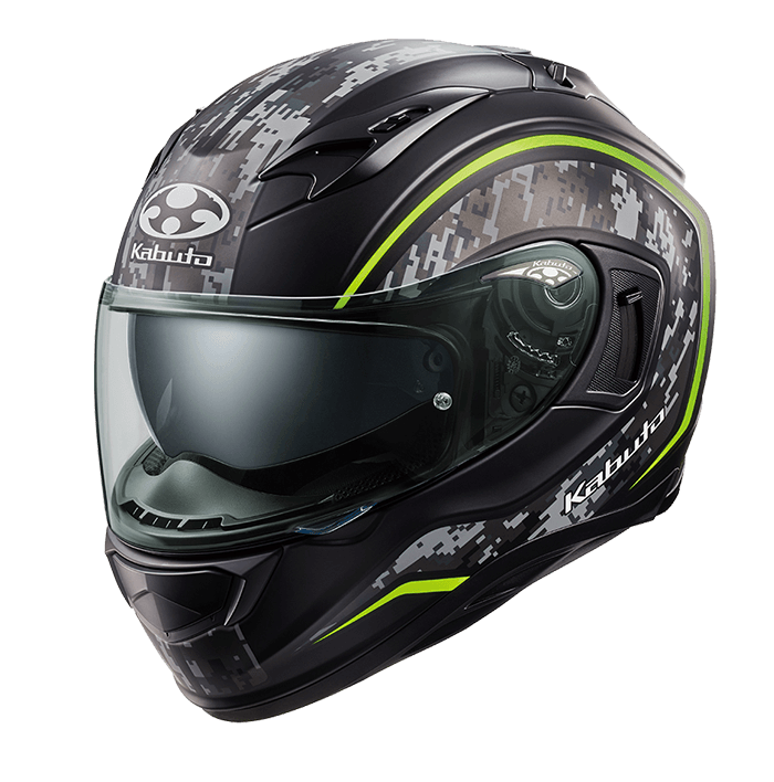 KABUTO KAMUI III KNACK 迷彩黃 彩繪 全罩式 內墨片