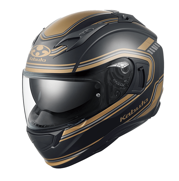 KABUTO KAMUI III CLASSIC 黑金 彩繪 全罩式 內墨片