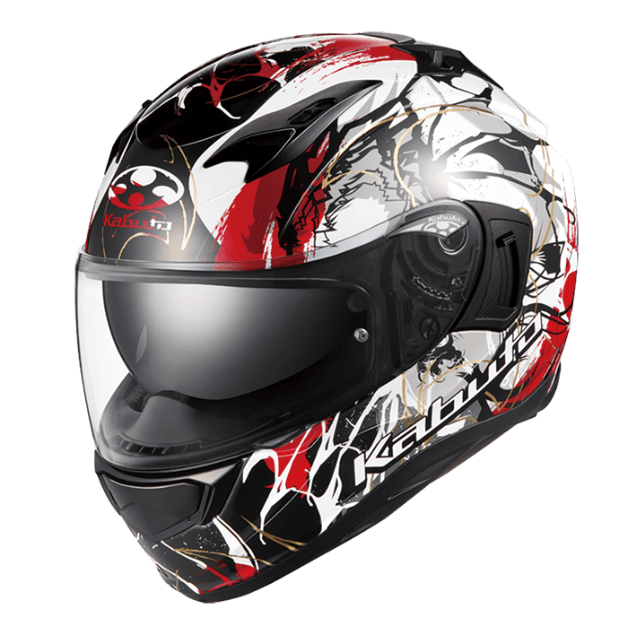 KABUTO KAMUI III PHOENIX 亮黑紅 彩繪 全罩式 內墨片