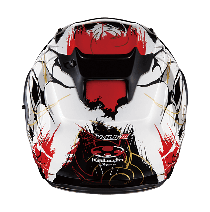 KABUTO KAMUI III PHOENIX 亮黑紅 彩繪 全罩式 內墨片