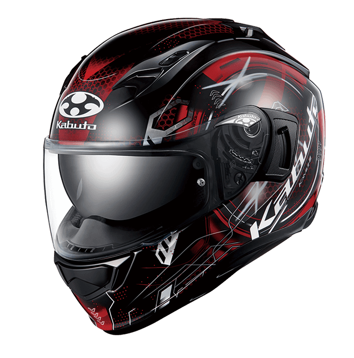 KABUTO KAMUI III ESTELA 亮黑紅 彩繪 全罩式 內墨片