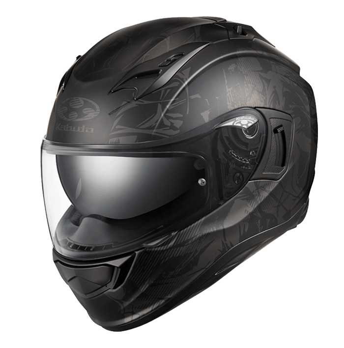 KABUTO KAMUI III TRUTH 消光黑灰 彩繪 全罩式 內墨片