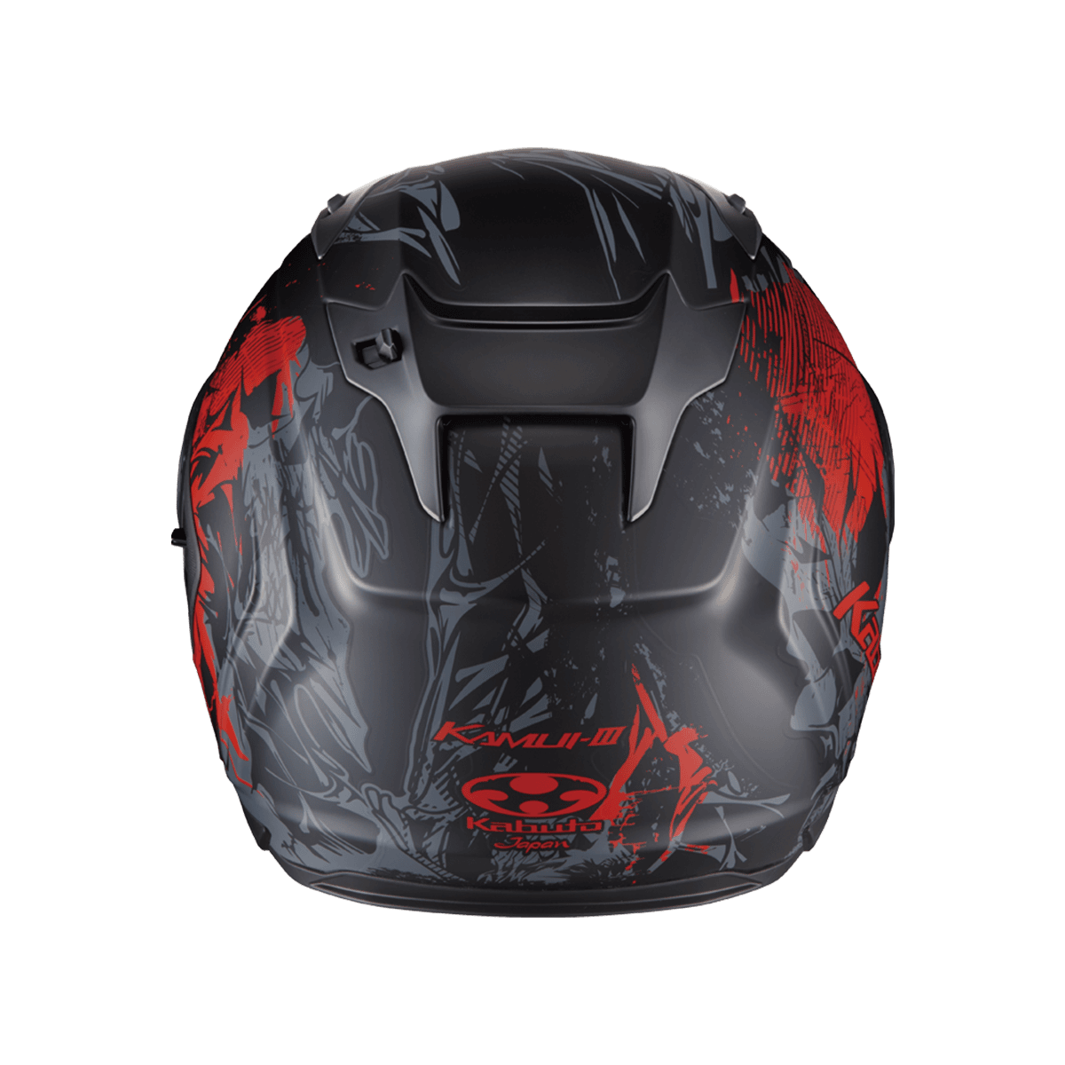 KABUTO KAMUI III TRUTH 消光黑紅 彩繪 全罩式 內墨片