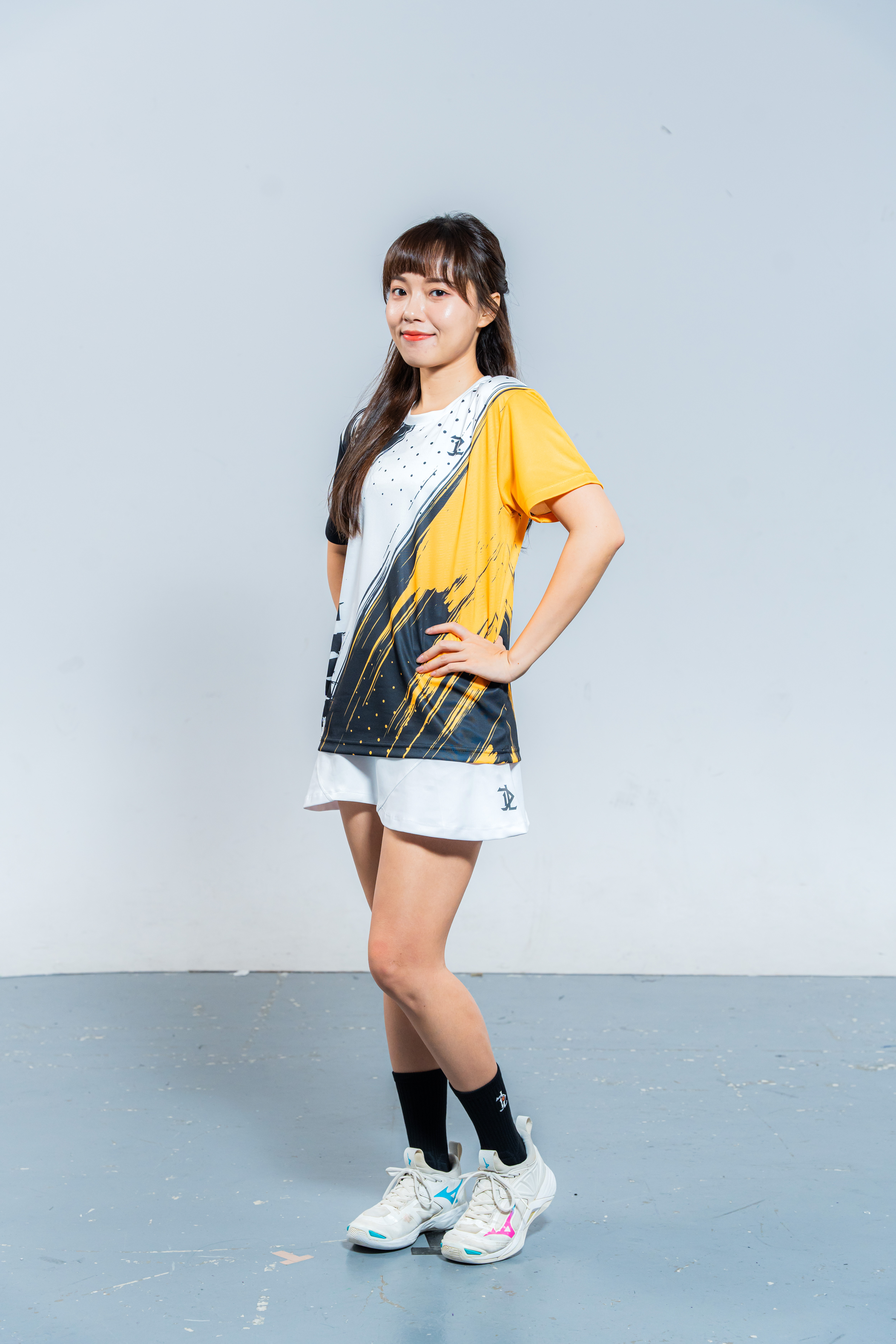 昇華圓領桌球服 - 墨跡