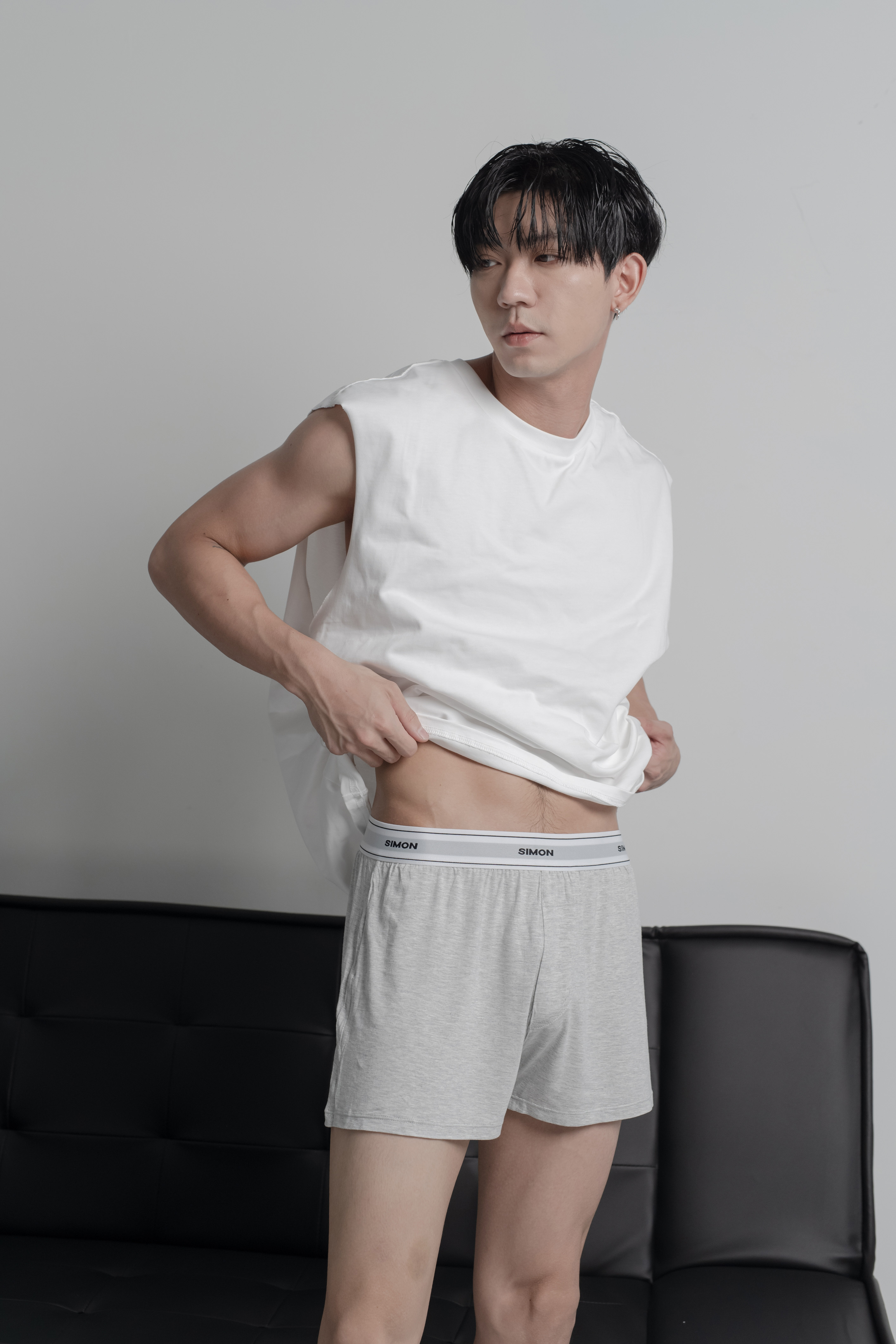 SIMON MADE TS-2404 定番 無袖 涼感 寬肩 背心