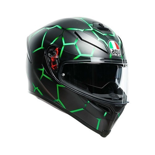 AGV K5 S Vulcanum 綠 消光 彩繪 全罩