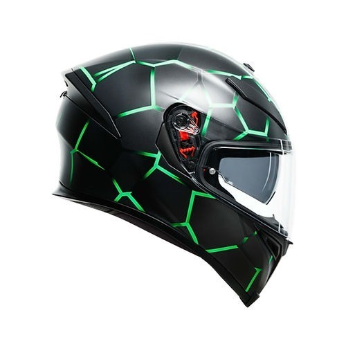 AGV K5 S Vulcanum 綠 消光 彩繪 全罩