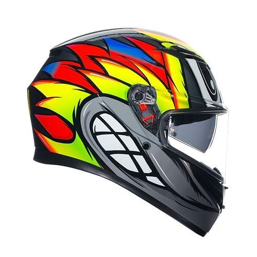 AGV K3 Birdy2.0 彩繪 亮面 內墨片 鴨尾