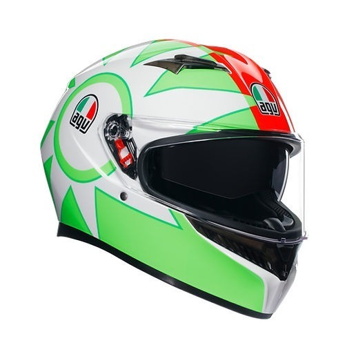 AGV K3 Mugello 2018 彩繪 亮面 內墨片 鴨尾 選手彩繪