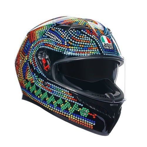 AGV K3 Wintertest 2018 彩繪 亮面 內墨片 鴨尾 選手彩繪