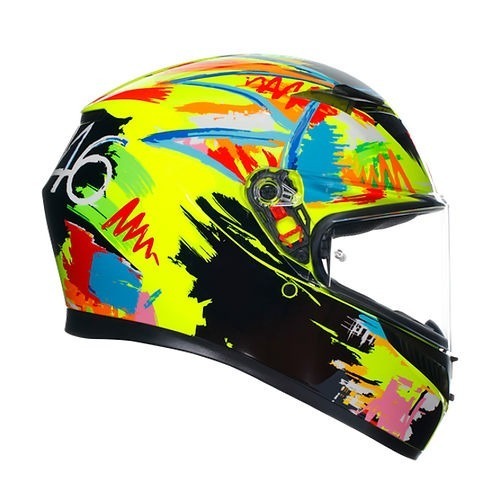 AGV K3 Wintertest 2019 彩繪 亮面 內墨片 鴨尾 選手彩繪