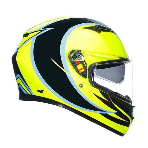 AGV K3 Rossi WT Phillip Island 2005 彩繪 亮面 內墨片 鴨尾 選手彩繪