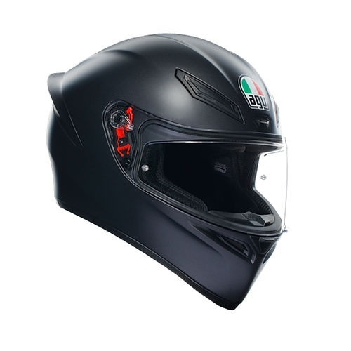 AGV K1 S Matt Black 消光黑 素色  鴨尾