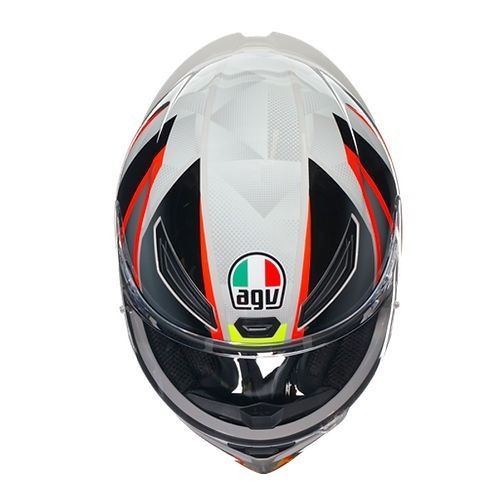 AGV K1 S Blipper 灰 黑 紅 彩繪 亮面   鴨尾