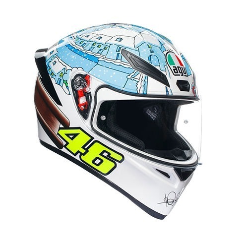 AGV K1 S Winter Test 2017 彩繪 亮光  鴨尾 選手彩繪