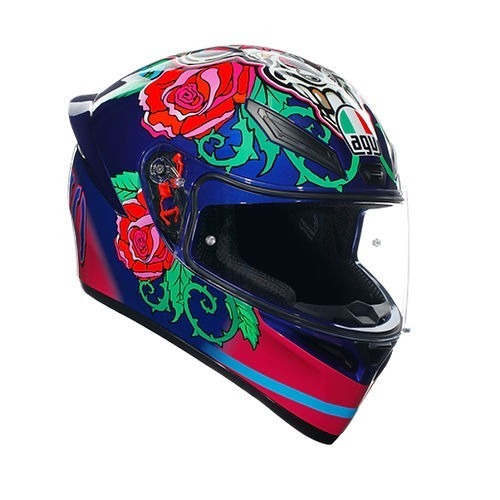 AGV K1 S Salom 彩繪 亮面  鴨尾 選手彩繪