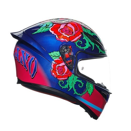 AGV K1 S Salom 彩繪 亮面  鴨尾 選手彩繪