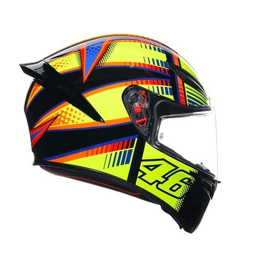 AGV K1 S Soleluna 2015 彩繪 亮光  鴨尾 選手彩繪