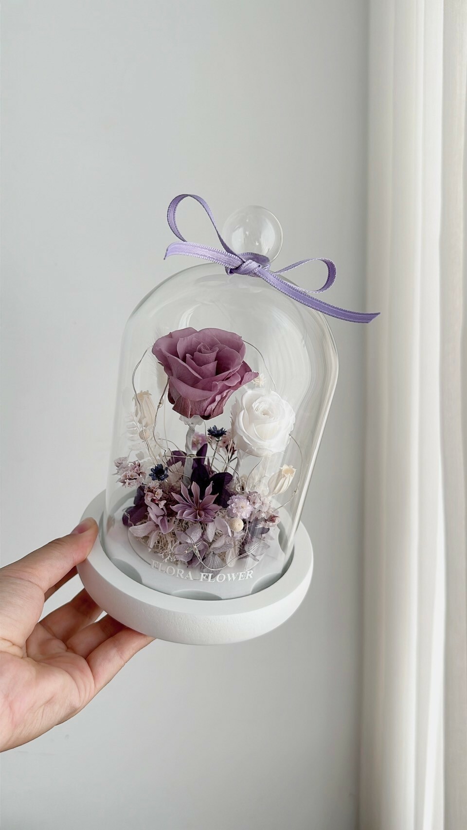 小花叢永生花夜燈-初夢