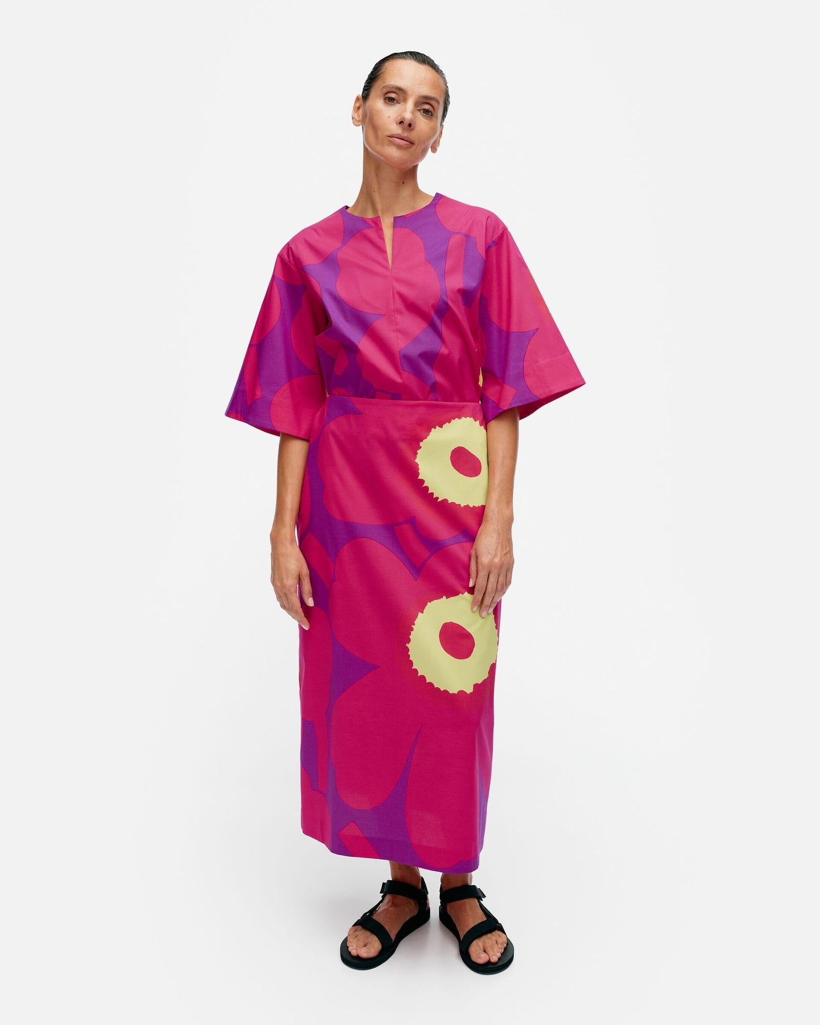 OLEMUS UNIKKO 印花長裙