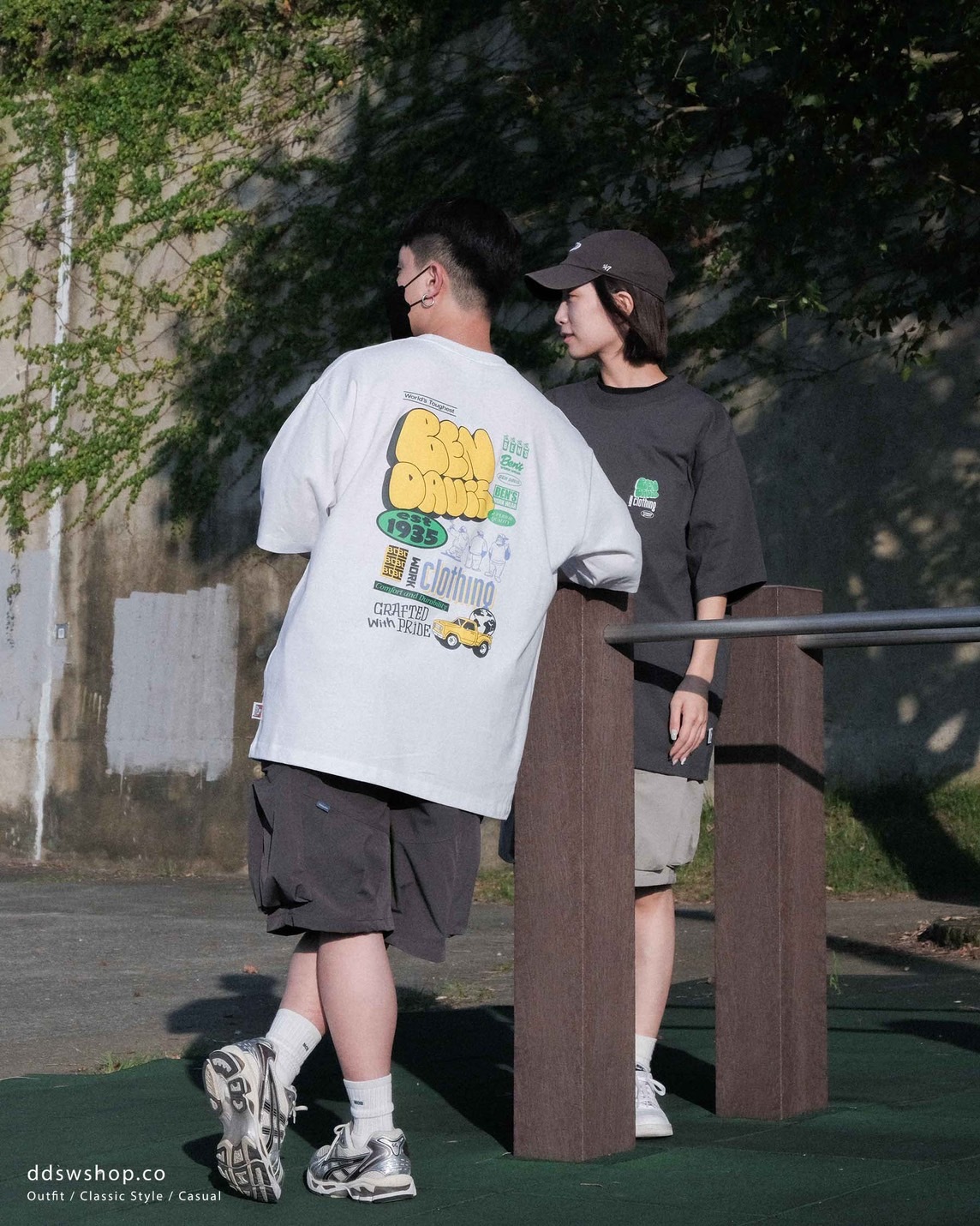 "現貨" Ben Davis "TEST PRINT TEE" 塗鴉背圖短踢