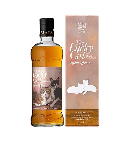 本坊酒造 信州蒸溜所 The Lucky Cat  Double Individuals Hana & Choco 調和威士忌 700mL