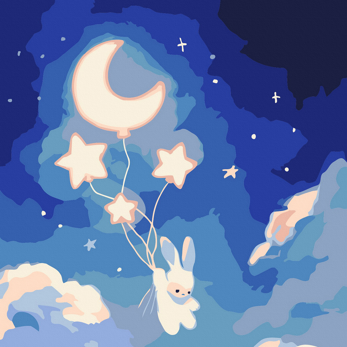 【DA3341】星夜月兔（袋裝）