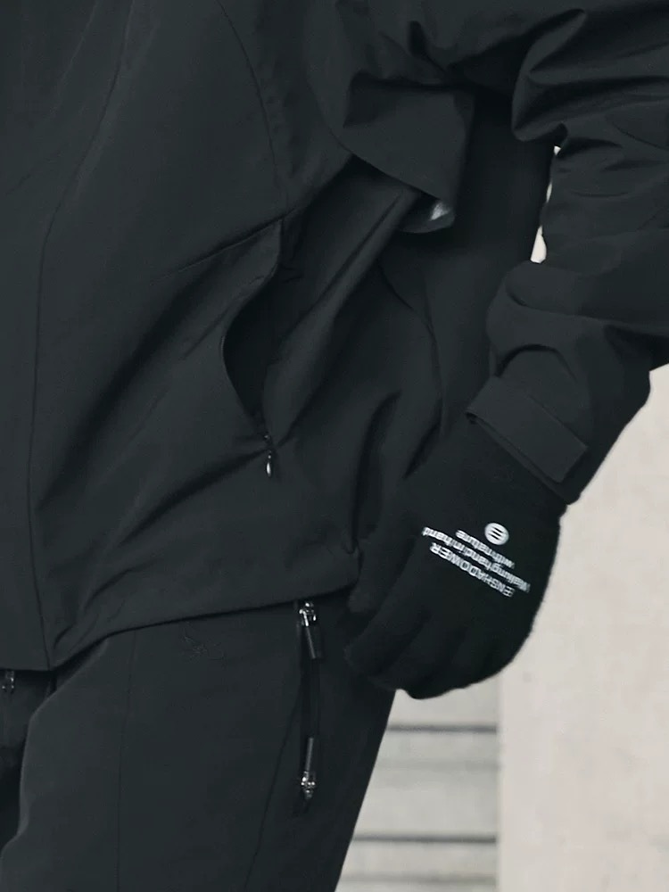 ENshadower隱蔽者 LOGO撞色針織手套